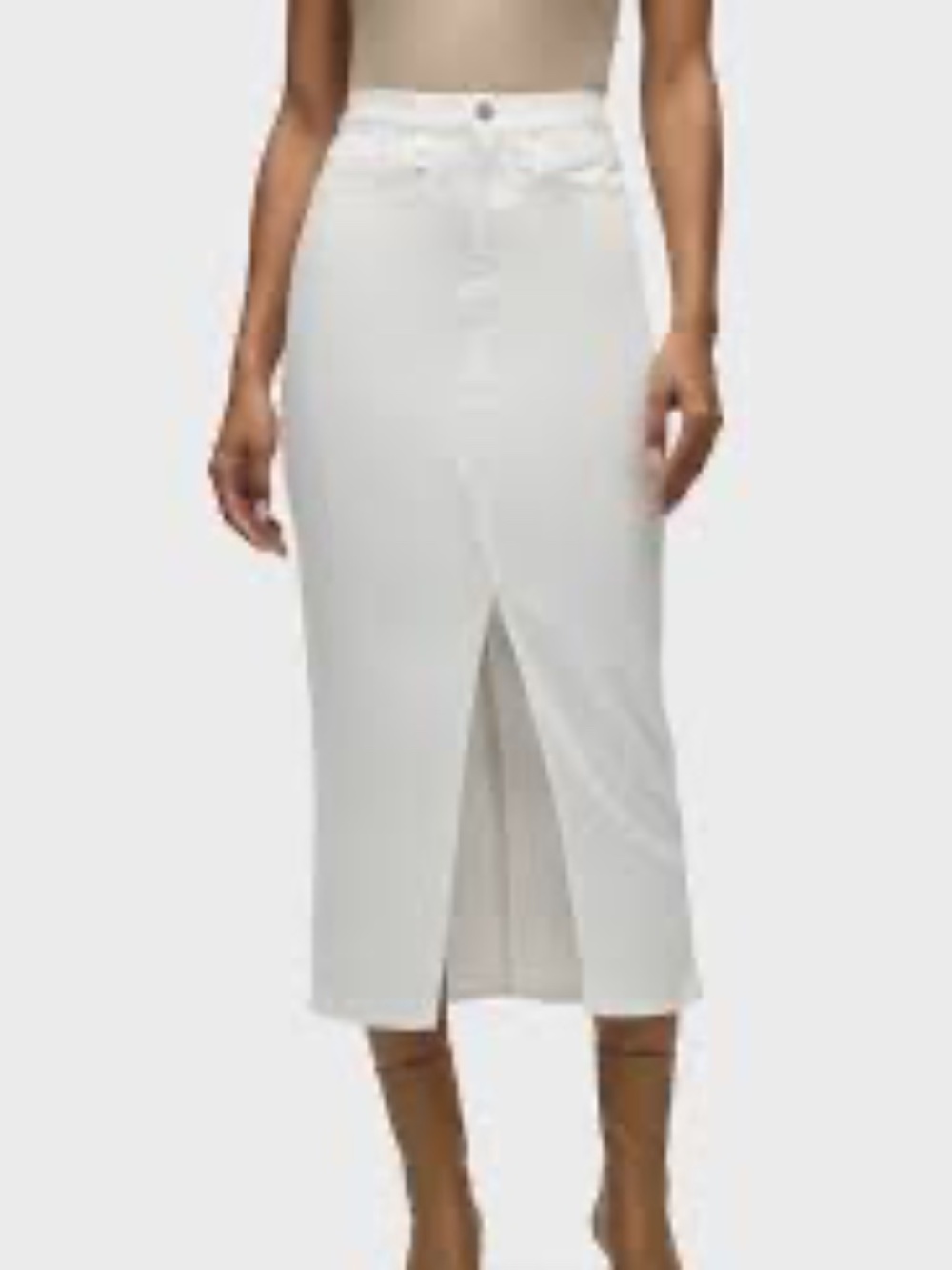NWT Hudson White Jeans Reconstructed Skirt size EU 26/US 2